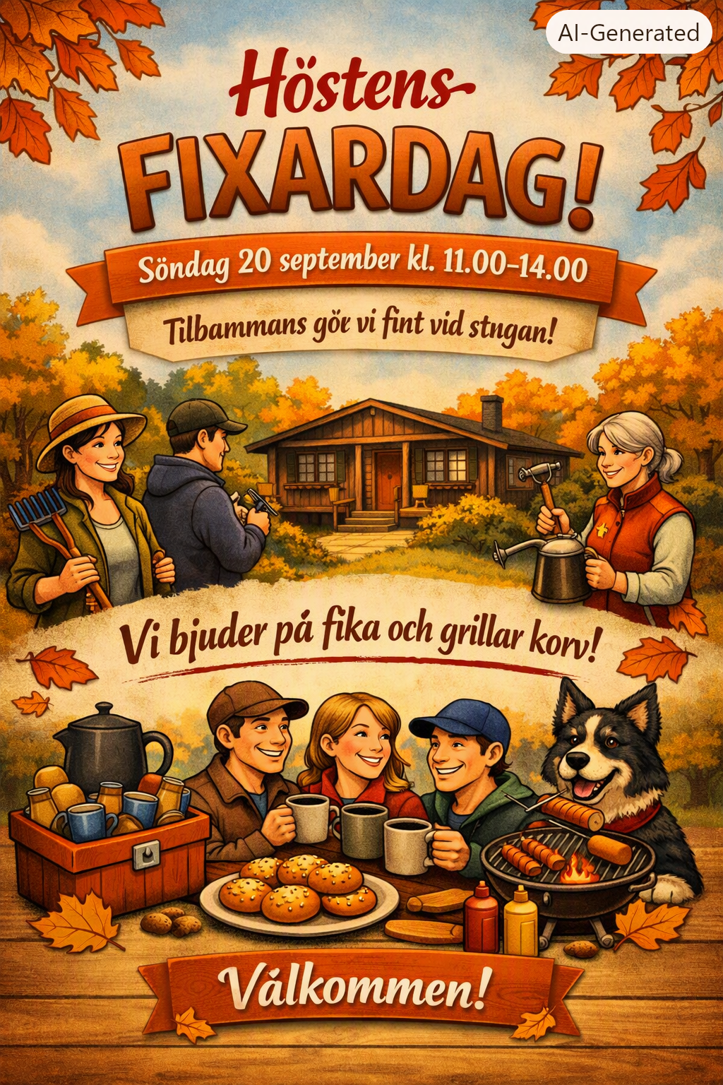 Inbjudan till Fixardag 20 september 2026
