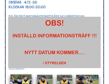 inställd informationsträff