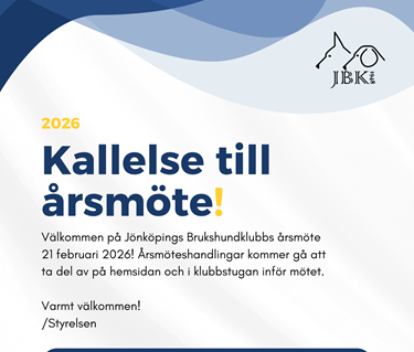 Kallelse till årsmöte 2026