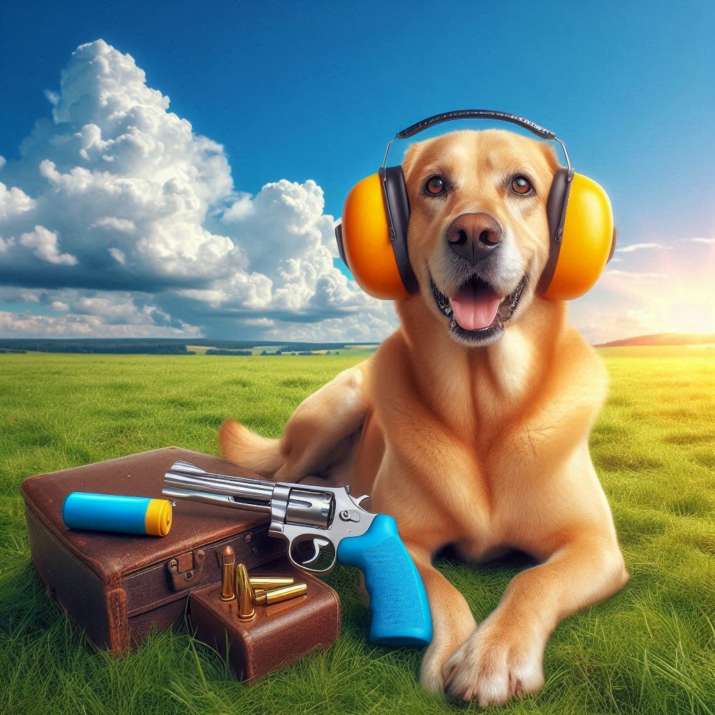 Hund med hörselkåpor