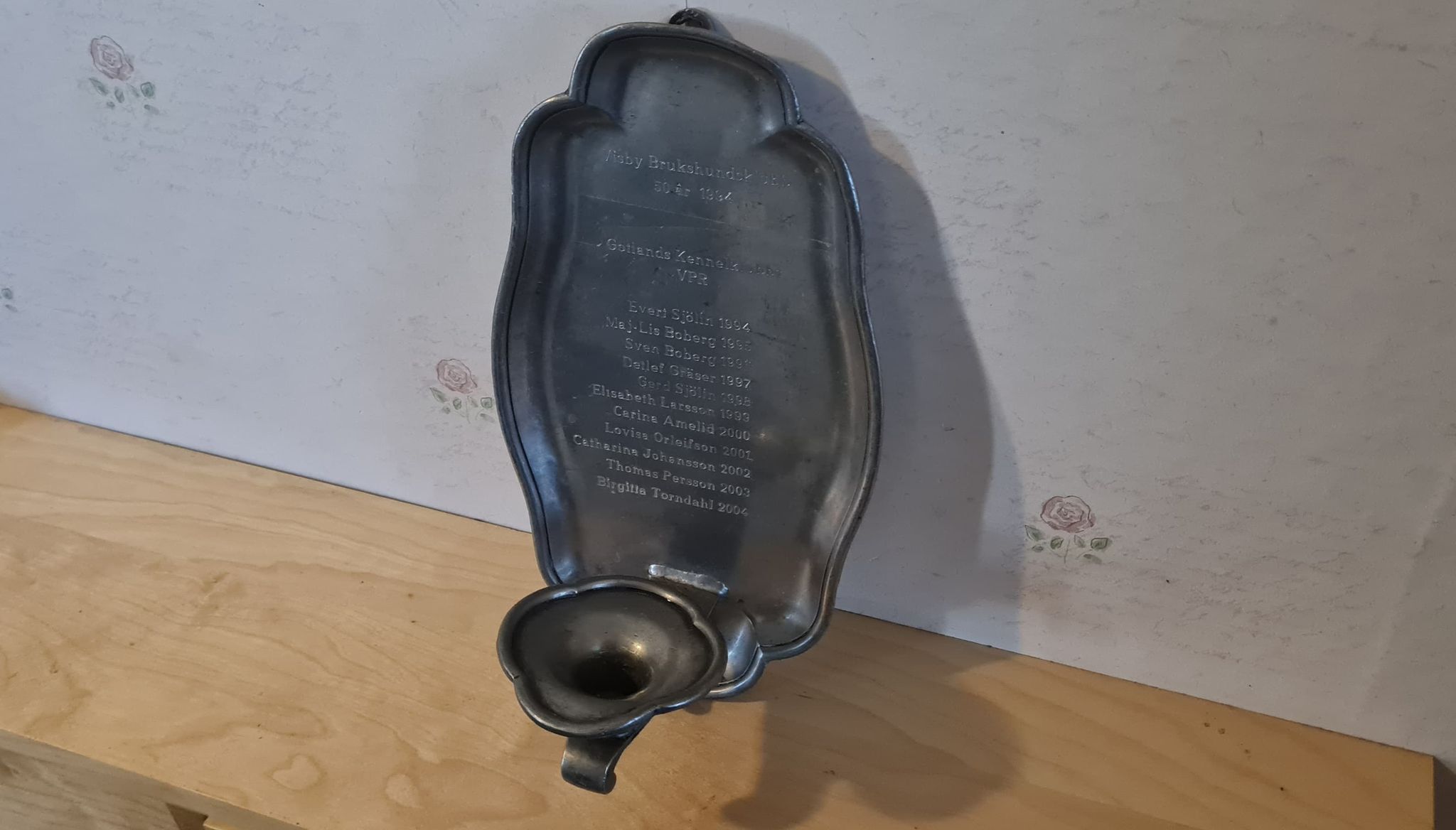 Vandringspris Förtjänstfull medlem Visby BK