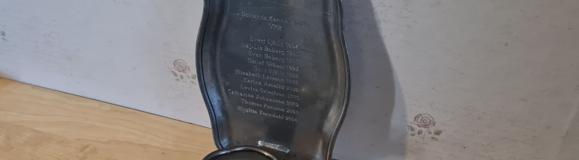 Vandringspris Förtjänstfull medlem Visby BK