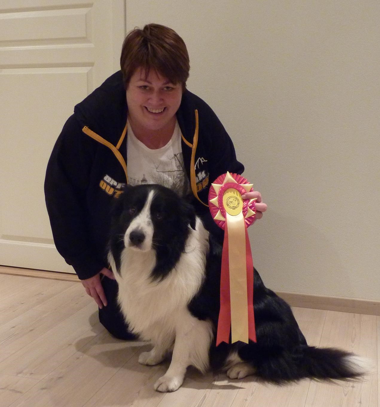 Camilla Möller (instruktör) med hund